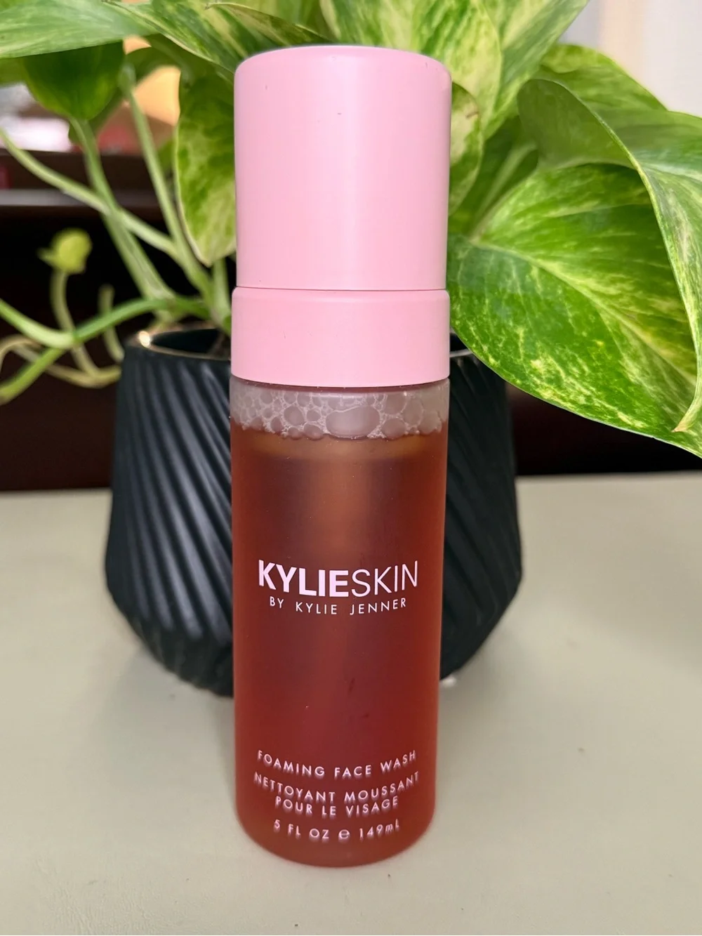 KYLIE SKIN Pink Foaming Face Wash – Gentle Daily Cleanser